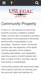 Mobile Screenshot of communityproperty.uslegal.com