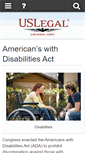 Mobile Screenshot of disabilities.uslegal.com