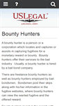 Mobile Screenshot of bountyhunters.uslegal.com