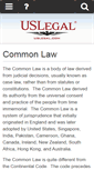 Mobile Screenshot of commonlaw.uslegal.com