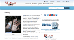 Desktop Screenshot of battery.uslegal.com