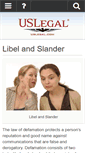 Mobile Screenshot of libelandslander.uslegal.com