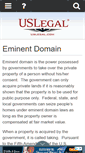 Mobile Screenshot of eminentdomain.uslegal.com