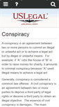 Mobile Screenshot of conspiracy.uslegal.com