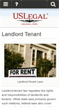 Mobile Screenshot of landlordtenant.uslegal.com