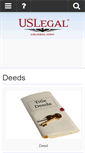 Mobile Screenshot of deeds.uslegal.com