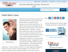 Tablet Screenshot of heartbalmlaws.uslegal.com