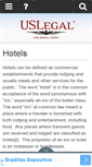 Mobile Screenshot of hotels.uslegal.com