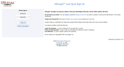 Desktop Screenshot of lawquiz.uslegal.com