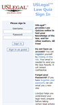 Mobile Screenshot of lawquiz.uslegal.com