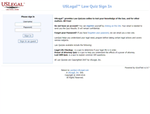 Tablet Screenshot of lawquiz.uslegal.com