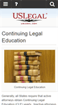 Mobile Screenshot of cle.uslegal.com
