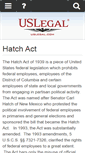Mobile Screenshot of hatchact.uslegal.com
