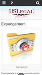 Mobile Screenshot of expungement.uslegal.com