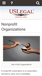 Mobile Screenshot of nonprofitorganizations.uslegal.com