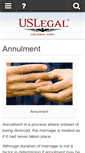 Mobile Screenshot of annulment.uslegal.com