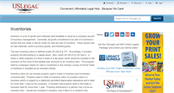 Desktop Screenshot of inventories.uslegal.com