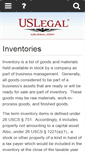 Mobile Screenshot of inventories.uslegal.com