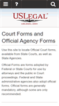 Mobile Screenshot of courtforms.uslegal.com