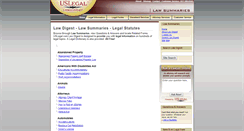 Desktop Screenshot of lawdigest.uslegal.com