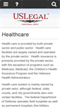 Mobile Screenshot of healthcare.uslegal.com