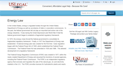 Desktop Screenshot of energylaw.uslegal.com