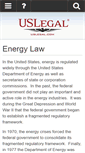 Mobile Screenshot of energylaw.uslegal.com