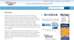 Desktop Screenshot of admiralty.uslegal.com