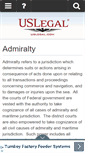 Mobile Screenshot of admiralty.uslegal.com