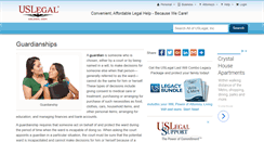Desktop Screenshot of guardianships.uslegal.com