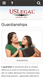 Mobile Screenshot of guardianships.uslegal.com