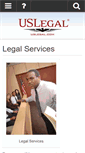 Mobile Screenshot of legalservices.uslegal.com