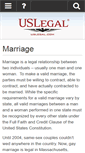 Mobile Screenshot of marriage.uslegal.com