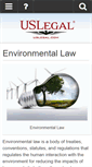 Mobile Screenshot of environmentallaw.uslegal.com