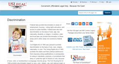 Desktop Screenshot of discrimination.uslegal.com