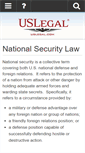 Mobile Screenshot of nationalsecuritylaw.uslegal.com